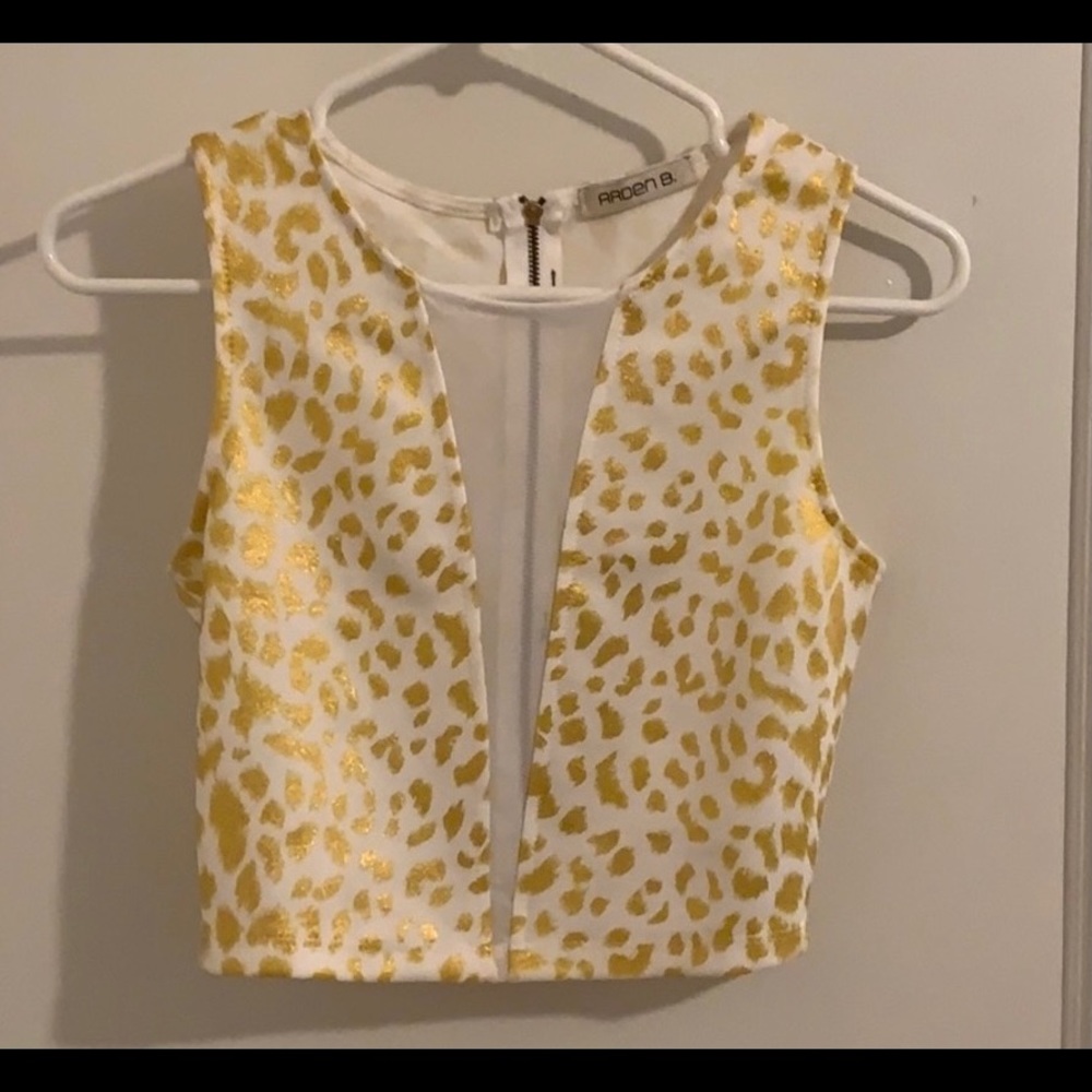 ***SALE***Gold Arden Sexy Crop Top